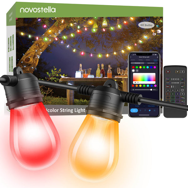 Novostella Blenda 91.2ft 30 Bulbs Smart String Light